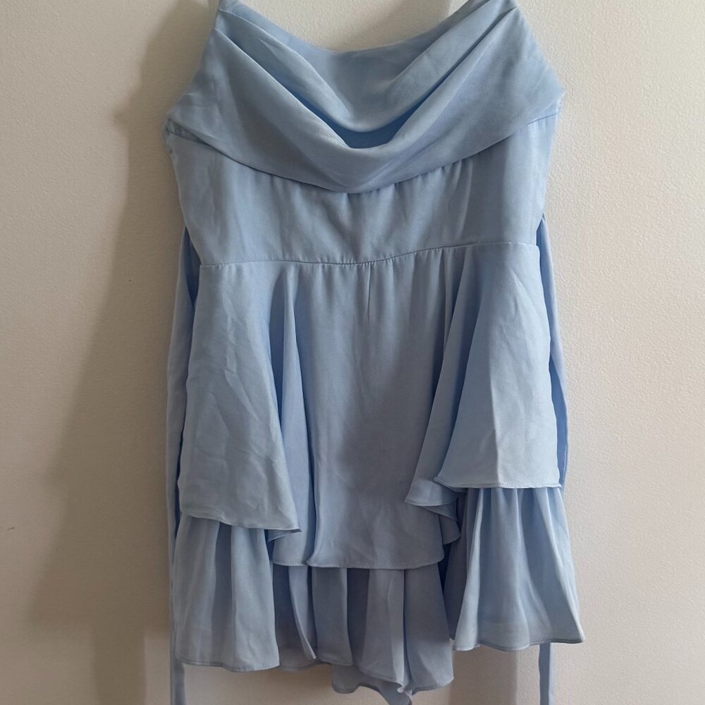 Hello Molly Tropical Air Romper Sky Blue Size M